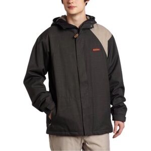 DC Men's Waterproof Snowboarding jacket Charcoal- Medium